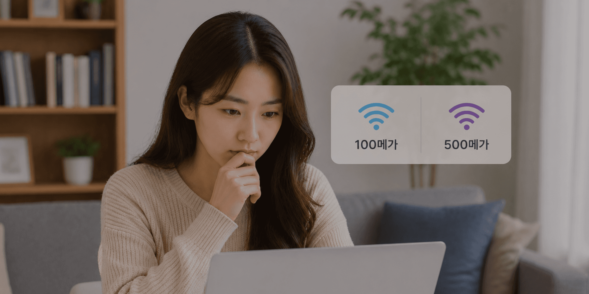 100메가 vs 500메가 인터넷 차이 총정리! 우리 집에 맞는 인터넷 속도는?