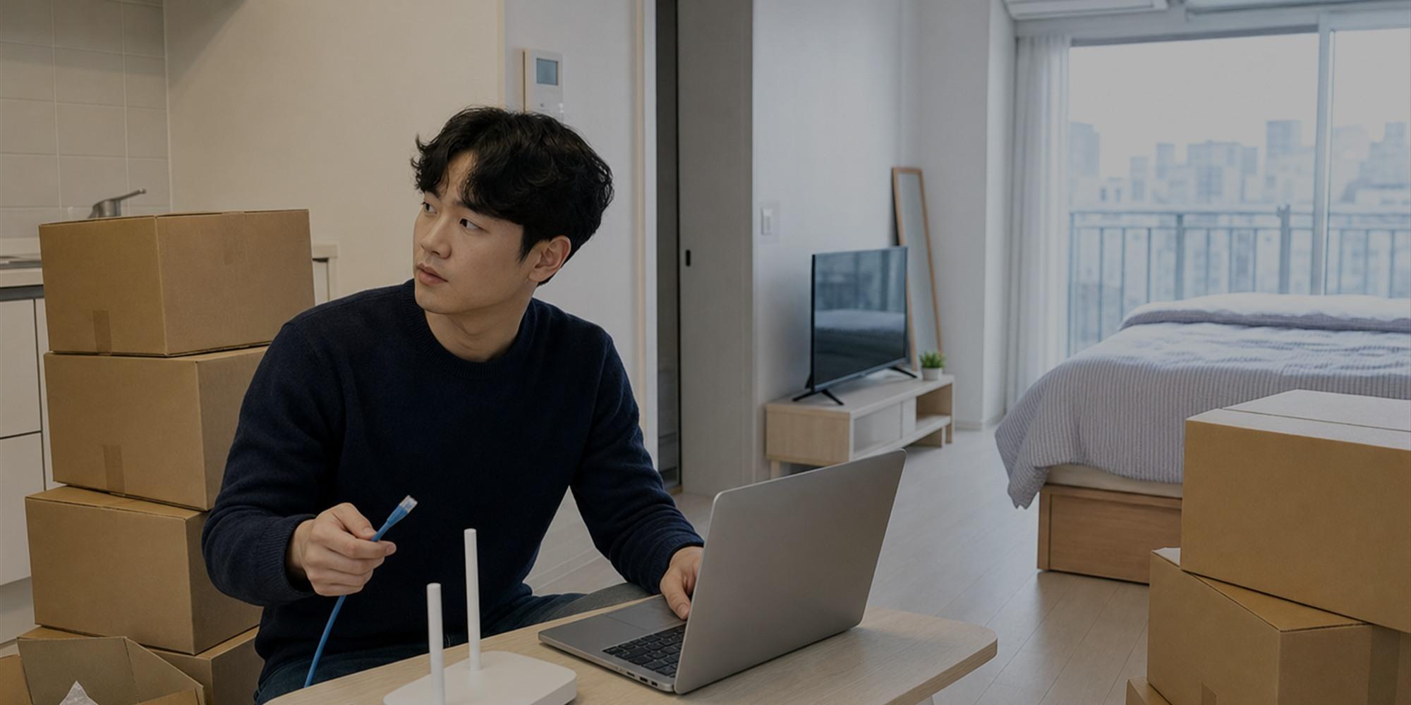 원룸 인터넷 설치, 입주 전부터 이사할 때까지 확인 순서