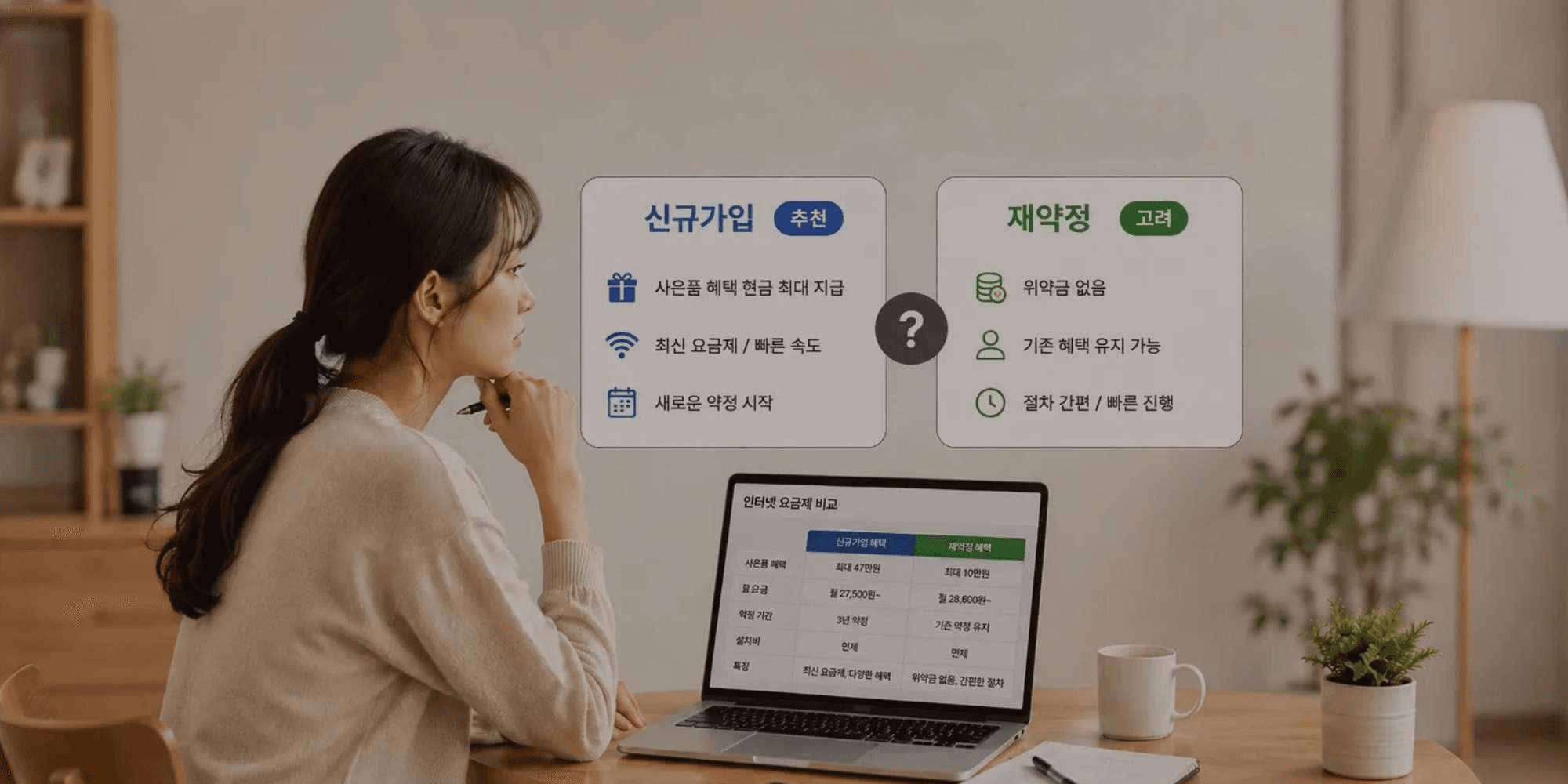 인터넷 해지 후 재가입, 신규 혜택 기준 총정리