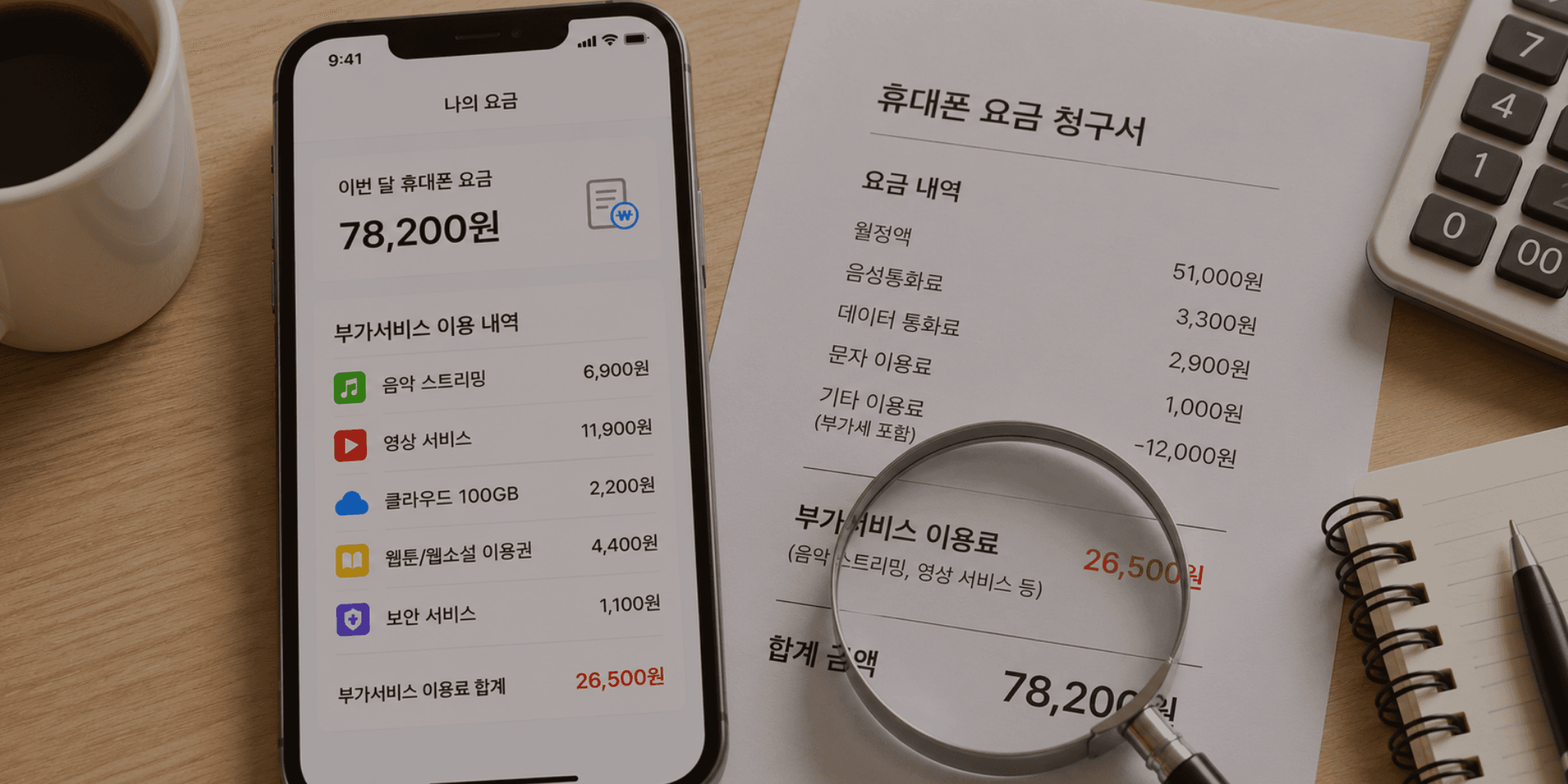 휴대폰 요금이 많이 나온다면? 숨은 구독 서비스 확인하는 방법